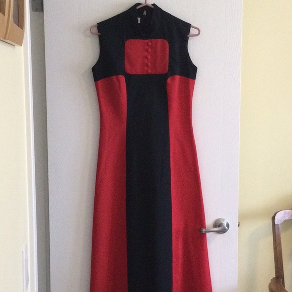 Judy Gail Inc. Dresses & Skirts - Vintage Judy Gail Inc. Colour Block Maxi Dress